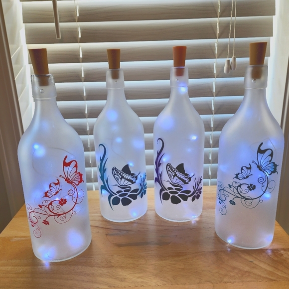 Frosted LED Bottles - Picture 1 of 6